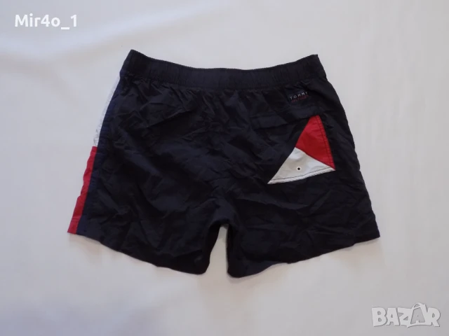 Къси панталони tommy hilfiger шорти гащета бански плажни екип оригинал мъжки черни L, снимка 3 - Спортни дрехи, екипи - 50787330