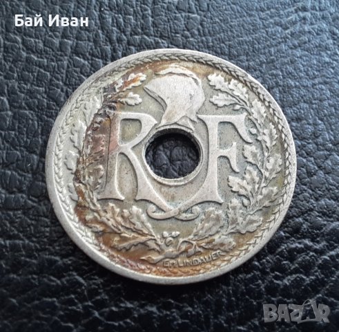 Стара монета 25 сантима 1930 г. Франция- топ !, снимка 8 - Нумизматика и бонистика - 42219582
