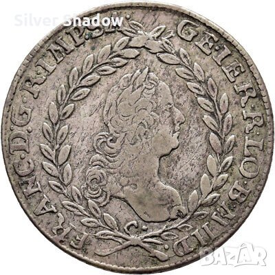 Монета Австрия 20 Кройцера 1756 г Франц I Стефан, снимка 2 - Нумизматика и бонистика - 40225043