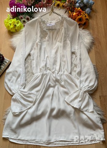 Нова бяла рокля Missguided, снимка 1