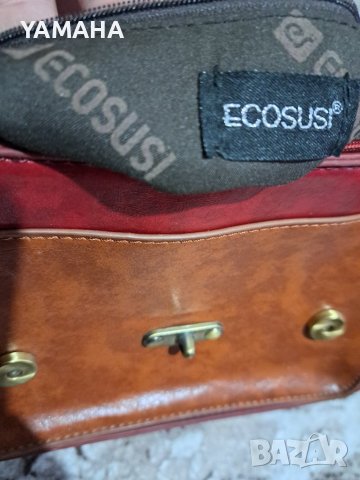 Ecosusi  Дамска  Чанта  ЕСТЕСТВЕНА КОЖА , снимка 5 - Чанти - 40049796