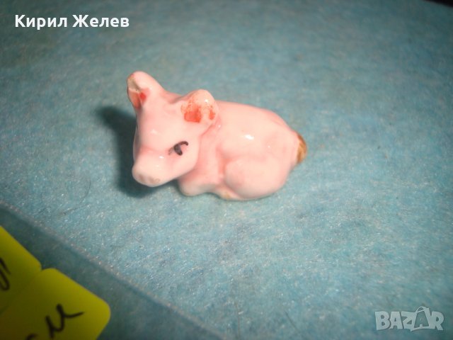СТАРА ПОРЦЕЛАНОВА МИНИАТЮРНА ФИГУРКА ПРАСЕНЦЕ СТАТУЕТКА за КОЛЕКЦИЯ 19569, снимка 9 - Колекции - 35645620