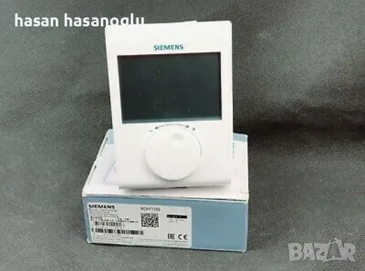Чисто ново термостат за отопление Siemens с LCD дисплей, с батерия, RDH100, Бял, снимка 2 - Друга електроника - 47296273
