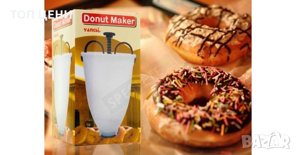 Уред - шприц за понички Donut Maker, снимка 4 - Други - 30851734