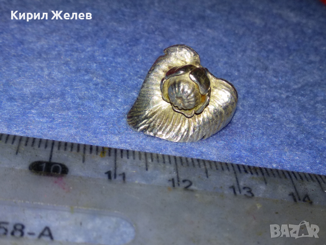 СТАР ФЛОРАЛЕН РУСКИ СРЕБЪРЕН ПЕНДАНТ СРЕБРО 925 РЕБРО БИЖУ ВИСУЛКА с 2 МАРКИРОВКИ РЪЧНА РАБОТА 43225, снимка 14 - Антикварни и старинни предмети - 44664204