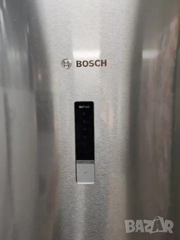 Иноксов комбиниран хладилник с фризер Бош Bosch Total No Frost A +++ с две години гаранция! , снимка 2 - Хладилници - 55808140