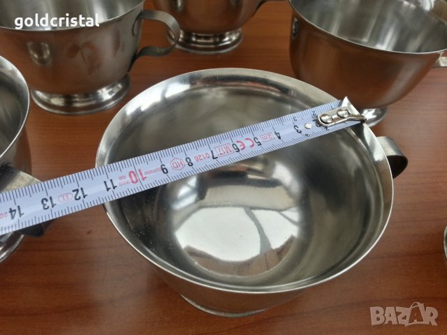 Българска алпака купи чаши шоли , снимка 7 - Антикварни и старинни предмети - 37619032