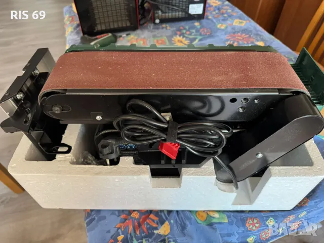 Продавам употребявана Лентова и Дискова Шлифовъчна Машина PARKSIDE PBTS 370 A1, снимка 2 - Други инструменти - 49032211