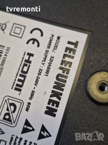 крачета за телевизор Telefunken модел 32HA6001 , снимка 3 - Стойки, 3D очила, аксесоари - 44478266