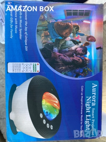 СМАРТ Проекторна Лампа Aurora Smart Night Light с Bluetooth и Музика, снимка 6 - Прожектори - 52107054