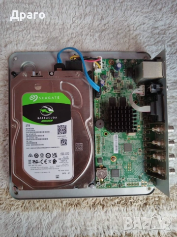 8 канален цифров видеорекордер - HIKVISION DS-7108HQHI-K1, в комплект с хард диск-Seagate BarraCuda, снимка 4 - Комплекти за видеонаблюдение - 54275150