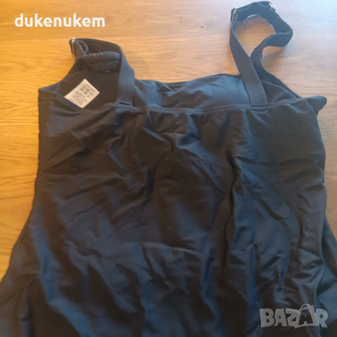 Дамски цял бански TcIFE, Push-Up, Vintage стил, Tummy Control, L размер, черен цвят, снимка 9 - Бански костюми - 53113835