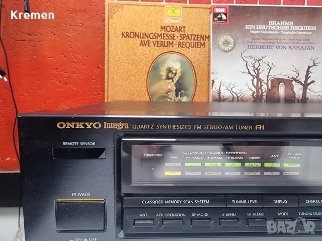 Тунер ONKYO T 4670, снимка 5 - Ресийвъри, усилватели, смесителни пултове - 52562025