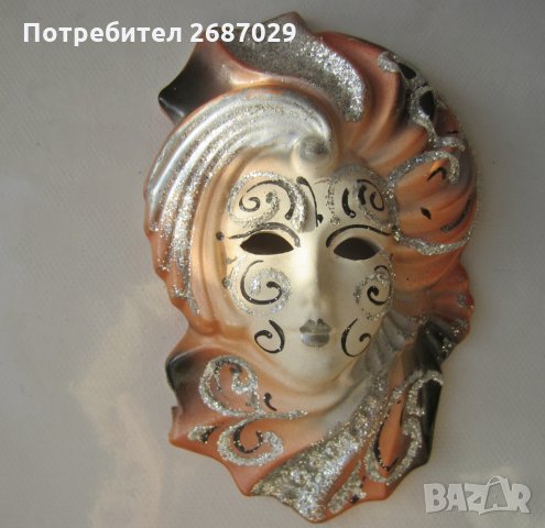 Маска Маски различни, Италия, пано, глава, украса, декорация Венеция, снимка 5 - Декорация за дома - 29124257