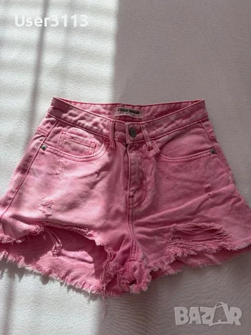 Къси дънки Bershka Cropp , снимка 5 - Къси панталони и бермуди - 55883585