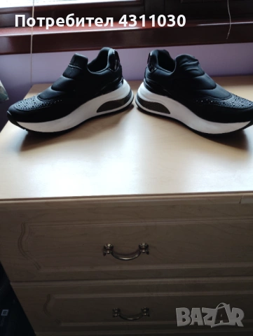 Маратонки черни спортни номер 40, снимка 5 - Маратонки - 53807820