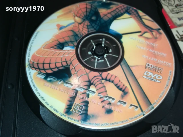 СПАЙДЪРМЕН ДВД 1306251713, снимка 8 - DVD филми - 50656939