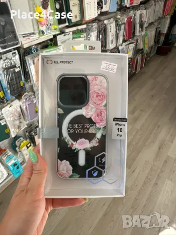 Magsafe Flower Case iPhone 16 Pro, снимка 5 - Калъфи, кейсове - 47408956