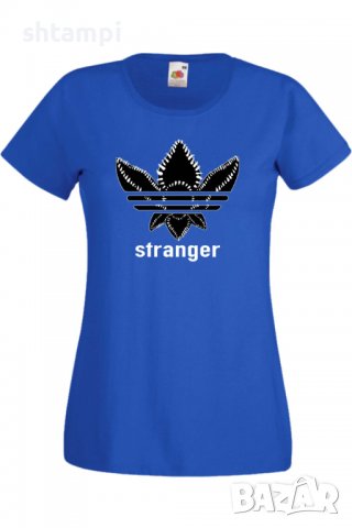 Дамска Тениска Stranger Adidas,Филм,Сериал,, снимка 5 - Тениски - 37314522