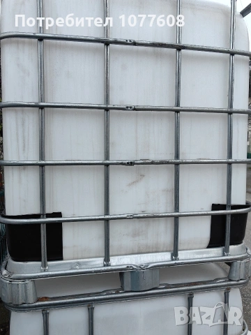 ЦИСТЕРНА БИДОН 1000 ЛИТРА/IBC КОНТЕЙНЕР, снимка 4 - Бидони, бурета и бъчви - 49599351