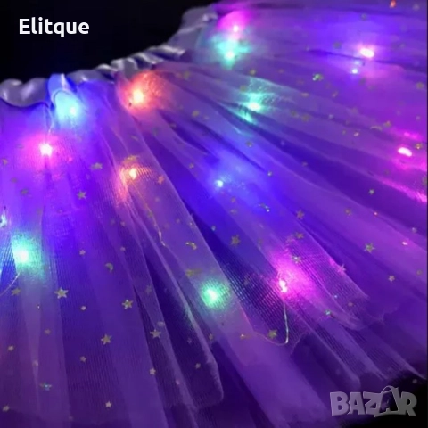 Детска поличка с лъскави елементи, снимка 4 - Детски рокли и поли - 52903059