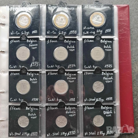 Колекция 180 бр монети в албум KaBe - Европа, Русия и др, снимка 8 - Нумизматика и бонистика - 53234440