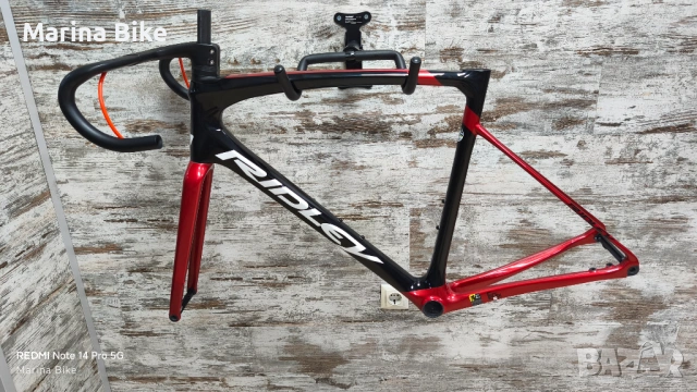 НОВА карбонова шосейна рамка Ridley Fenix SLiC Disc Forza Cirrus Pro | M, снимка 14 - Части за велосипеди - 53219075