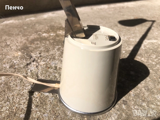 стара дизайнерска настолна/сгъваема, туристическа, джобна/ лампа "LAMPETTE" - MADE IN GERMANY - МИНИ, снимка 15 - Антикварни и старинни предмети - 51754620