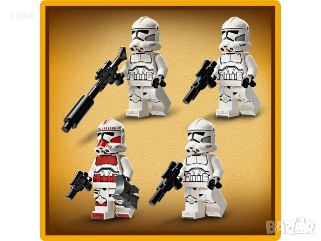 НОВИ! LEGO® Star Wars 75372 Клонинг щурмовак и боен дроид – боен пакет, снимка 7 - Конструктори - 54123811