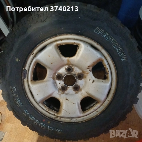 4 БР.ОФРОУД ГУМИ.ЧИСТО НОВИ, С ДЖАНТИТЕ.15 ЦОЛА.