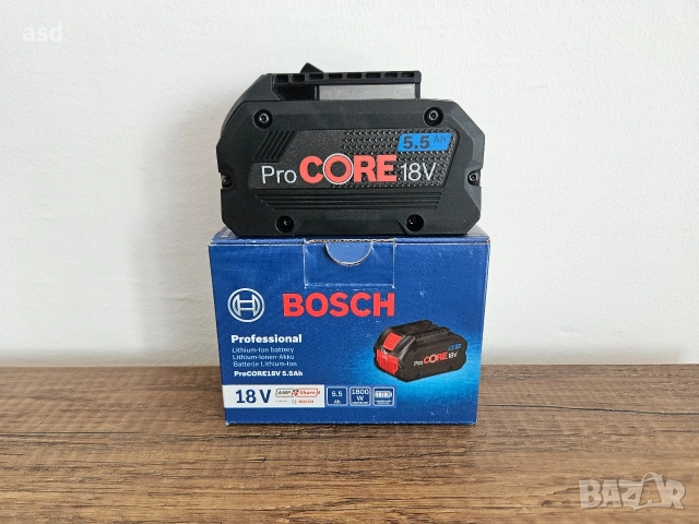 BOSCH 18V 5,5Ah Нова Батерия 