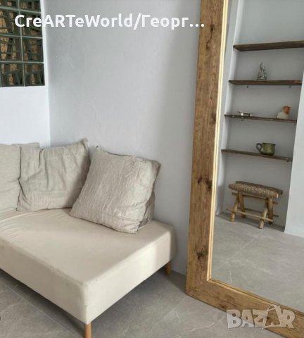 Огледало Рустик стил огледало за коридор,баня,стена ГИГАНТСКО ОГЛЕДАЛО, снимка 7 - Огледала - 32127926