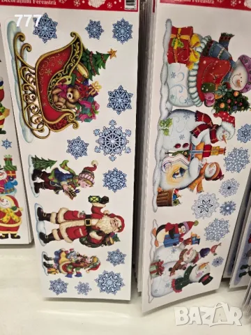 коледни стикери, снимка 2 - Декорация за дома - 48068588