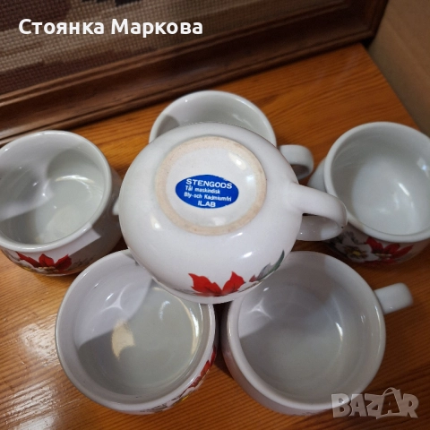 Сервиз за кафе от Швеция, снимка 5 - Сервизи - 52480893