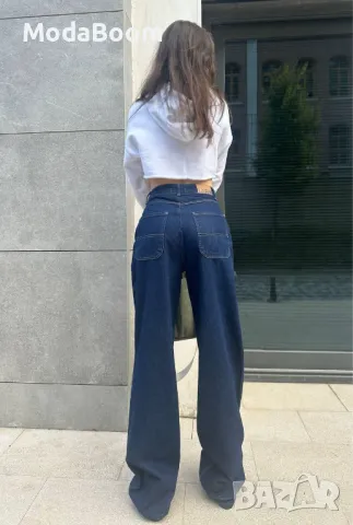 Сини дамски дънки , снимка 2 - Спортни екипи - 48652193