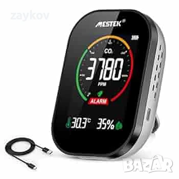 детектор CO2 сензор монитор за качество на въздуха MESTEK детектор на въглероден диоксид