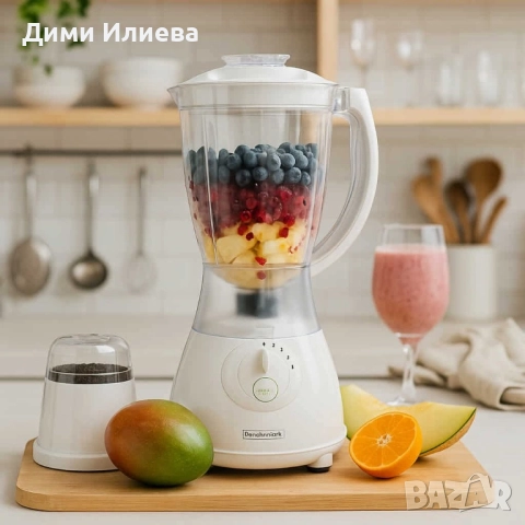 Блендер с приставка за мелница Royalty Line SM-400P.2, снимка 2 - Блендери - 52807104