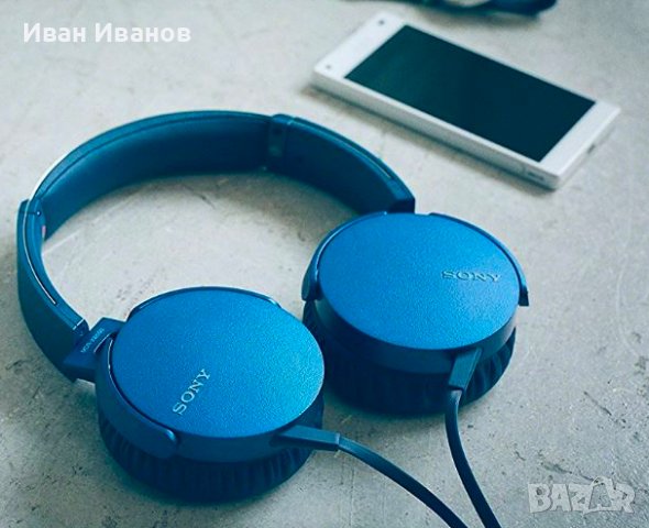 Слушалки Sony  MDR-XB550AP с EXTRA BASS, снимка 3 - Слушалки и портативни колонки - 38751202