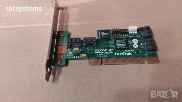 Promise FastTrak TX4310 4 Port SATA II PCI RAID Controller Card, снимка 5 - Други - 56455993