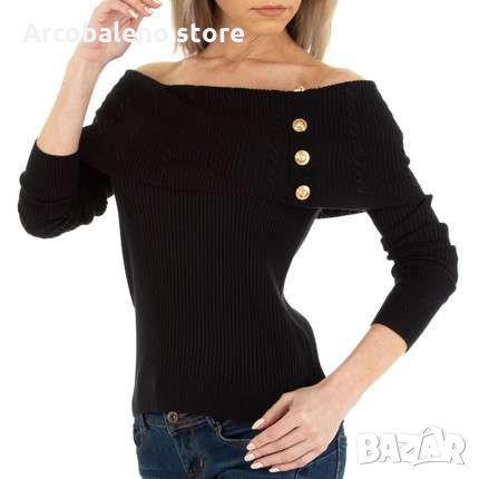 Ликвидация! Дамски плетен пуловер, 3цвята , снимка 9 - Блузи с дълъг ръкав и пуловери - 35180577