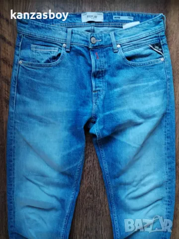 replay grover straight fit jeans - страхотни мъжки дънки КАТО НОВИ 31, снимка 7 - Дънки - 49247332