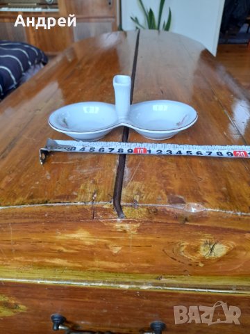 Стара порцеланова солница #12, снимка 6 - Други ценни предмети - 36729997