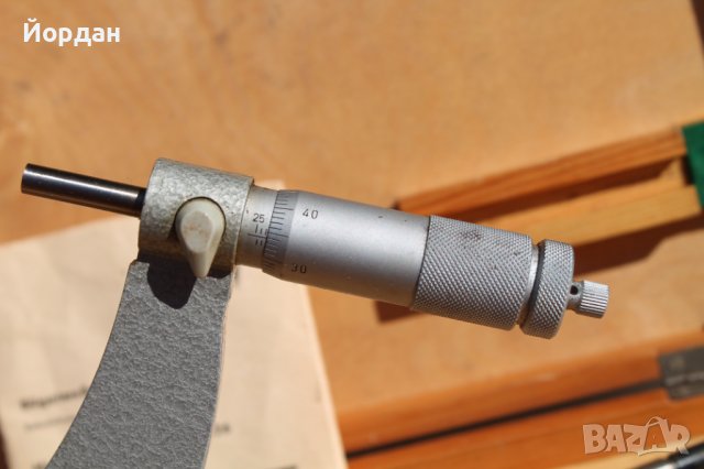 Немски микрометрър , снимка 6 - Шублери - 38178279
