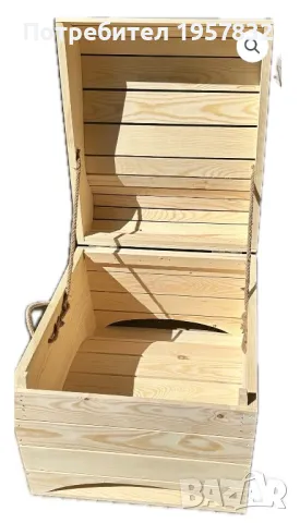 Табуретка ракла с отделение за съхранение, снимка 2 - Столове - 48952955