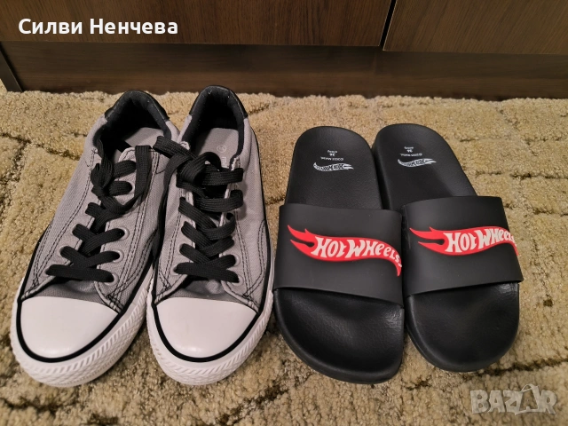 Лот кецове и джапанки 36, снимка 2 - Детски гуменки - 53925701