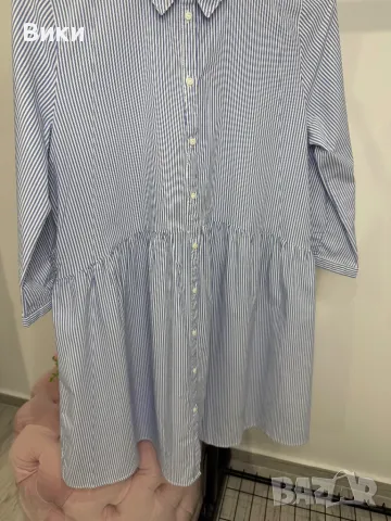 Рокля тип риза подходяща за S-M, снимка 7 - Рокли - 48488099