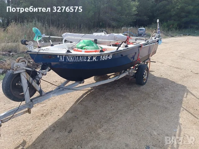 Продавам лодка с гръцка регистрация 