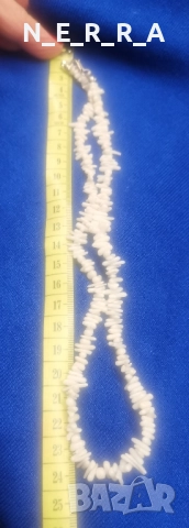 Гердан от бял корал, снимка 3 - Колиета, медальони, синджири - 52055839