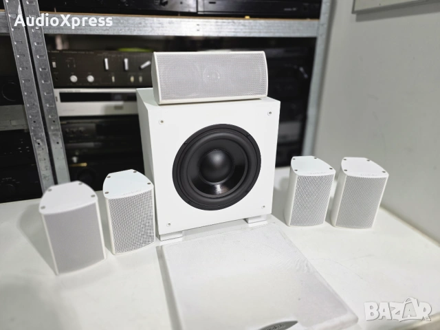 🔊🔥 QUADRAL QUBE 7 ACTIVE + QUADRAL ALP 220S (5 сателита) – High-End German Set 🔥🔊, снимка 9 - Ресийвъри, усилватели, смесителни пултове - 54275912