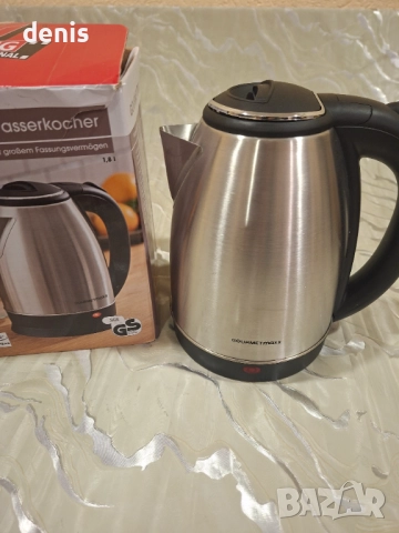 Електрическа кана GOURMETmaxx - 1.8 л - неръждаема стомана, снимка 3 - Кани - 52868817